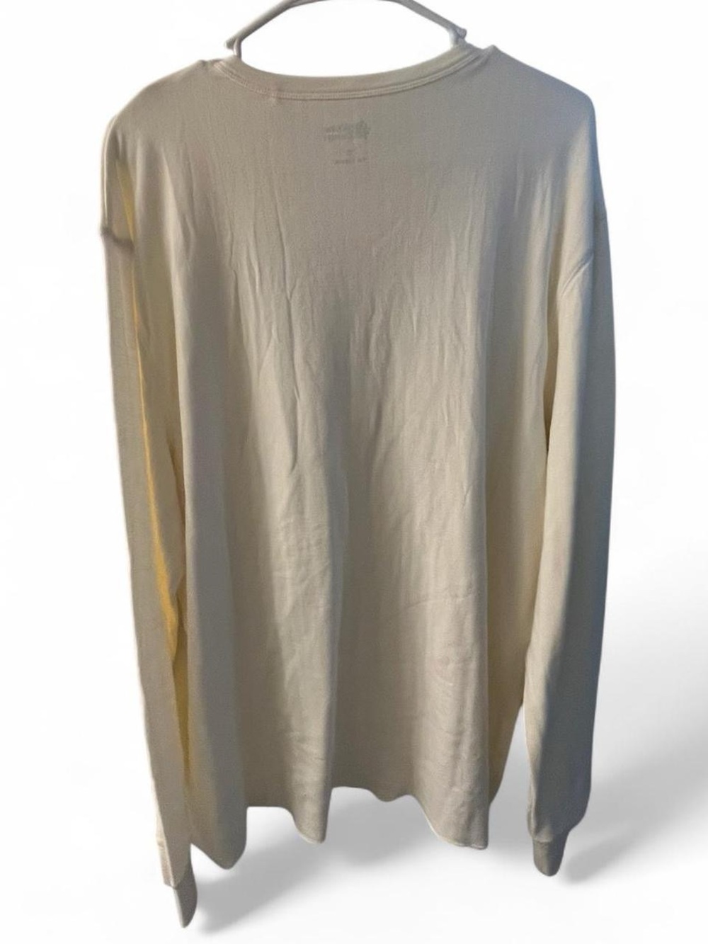 Alpine Design Men's Long-Sleeve Crewneck Shirt - Cream - Picture 5 of 5